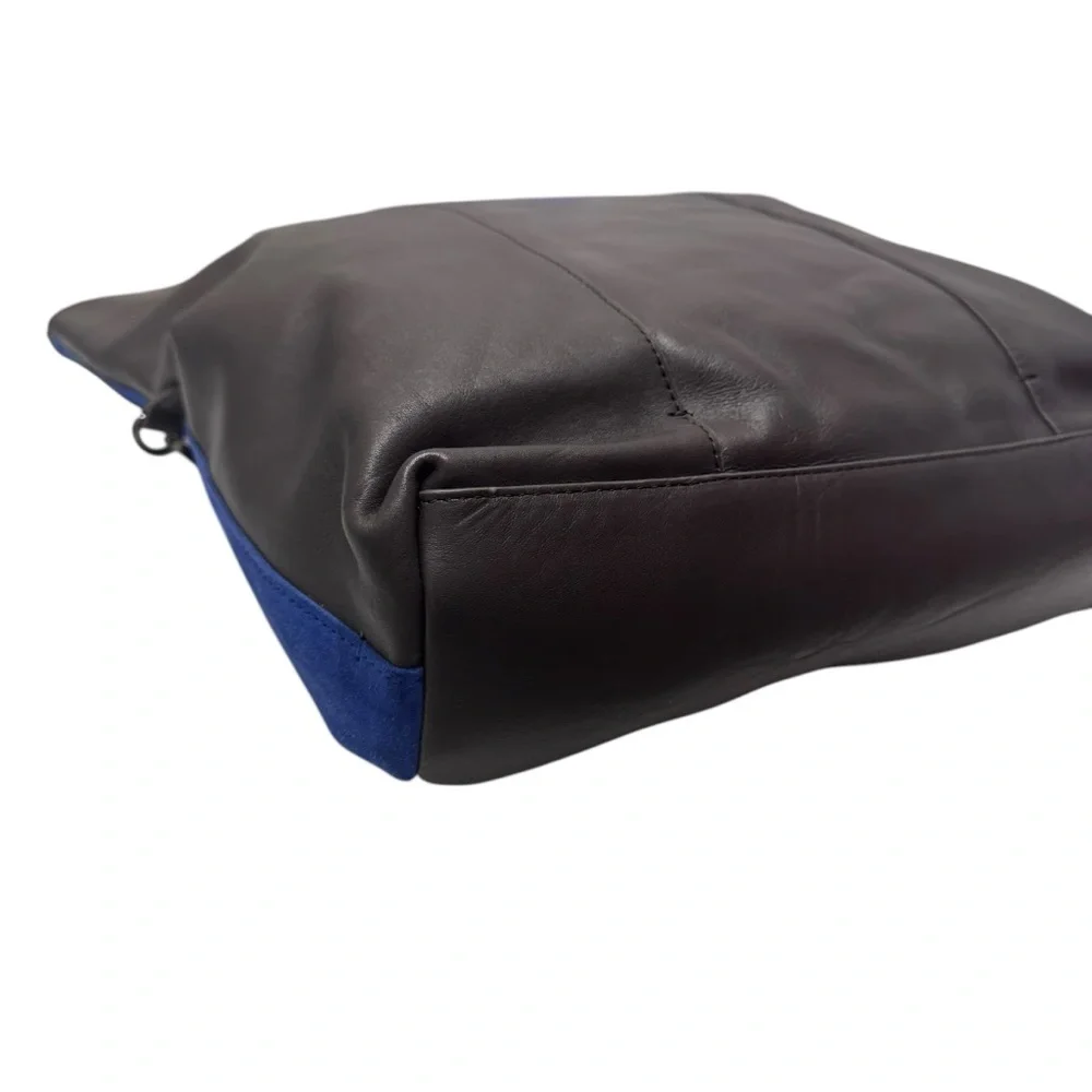 Halston Heritage‎ Blue Suede, Foldover Tote